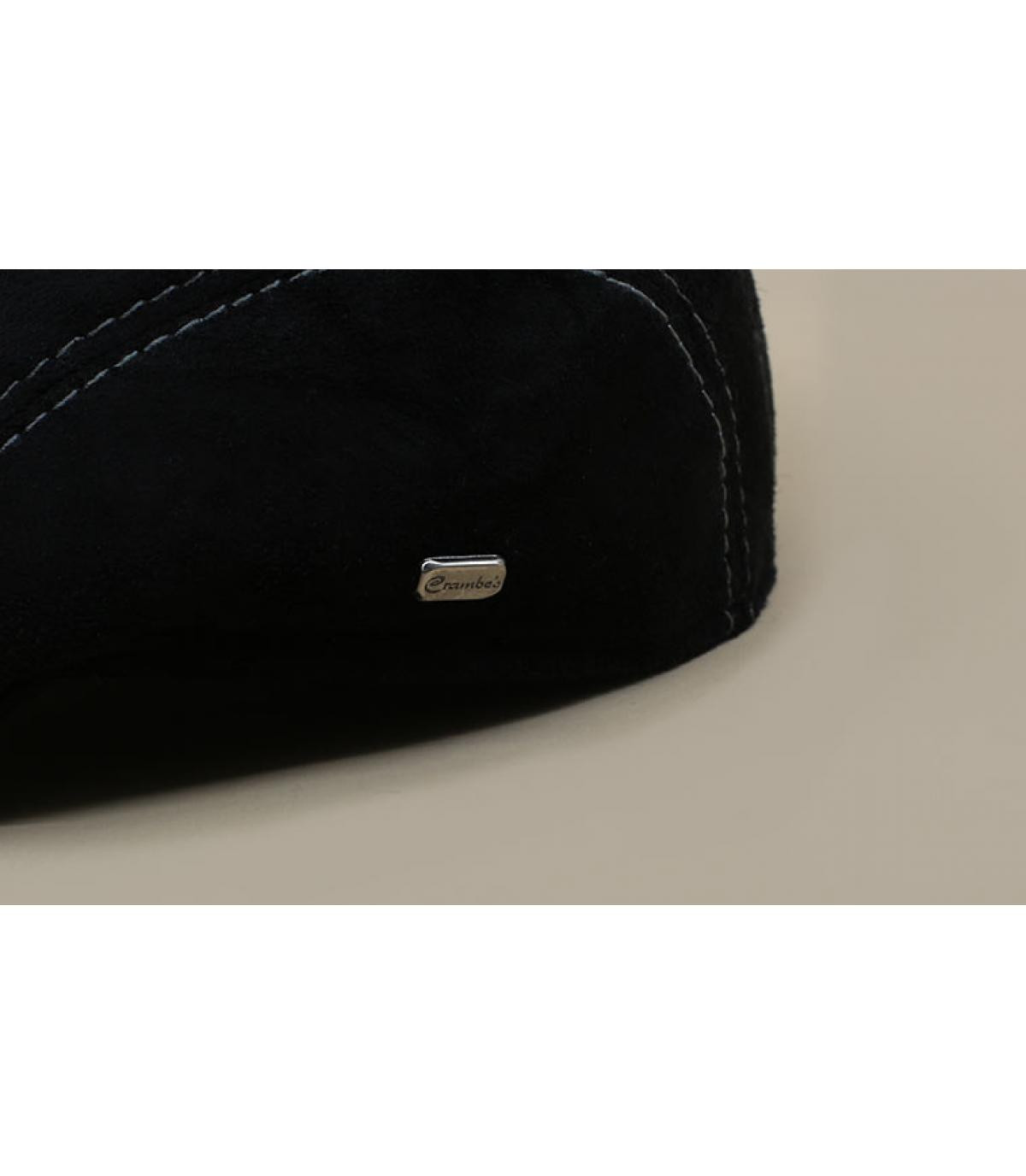 Cap Suede schwarz Cap Suede schwarz